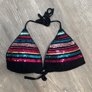 Sequin Bikini Bathing Suit Top